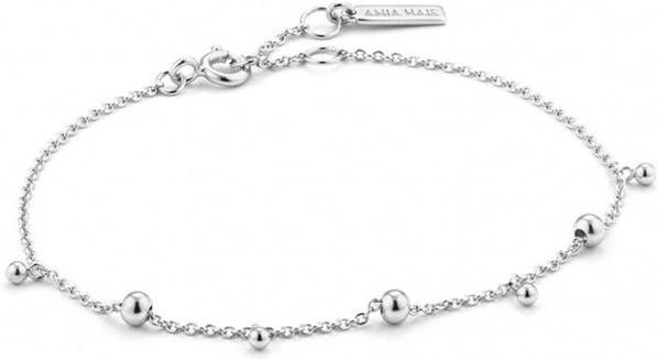 Ania Haie Armbanden AH B002 03H 925 Sterling Zilver Modern Minimalism Zilverkleurig online kopen