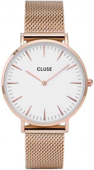 CLUSE La Boheme CL18112 Horloge met mesh band in ros&#xE9;goud Ros&#xE9;goud online kopen