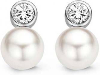 Ti Sento Milano sterling zilveren oorbellen met parels 7590PW online kopen