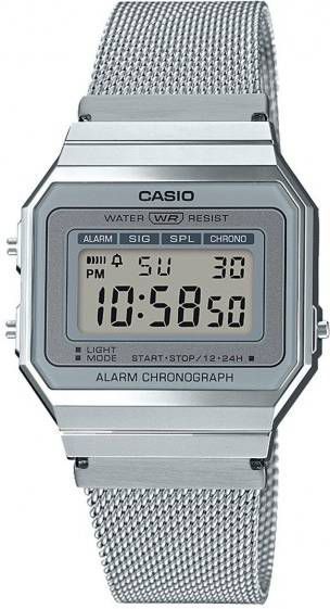 Casio Horloges Vintage Iconic A700WEM 7AEF Zilverkleurig online kopen