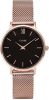 Cluse Horloges Minuit Mesh Rose Gold Plated Black Ros&#233, goudkleurig online kopen