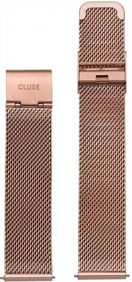 Cluse Horlogebandjes Strap Mesh 16 mm Rose Gold Rosegoudkleurig online kopen