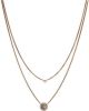 Fossil collier JF02953791 Misty Autumn rosé online kopen