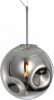 Leitmotiv Hanglampen Pendant lamp Blown glass round Zilverkleurig online kopen