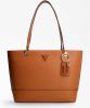 Guess Borsa Noelle elite tote a spalla Bs22Gu154 Zg787923 , Bruin, Dames online kopen