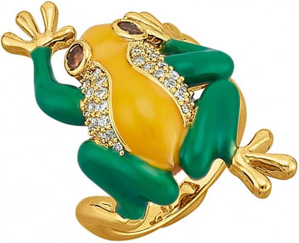 KLiNGEL Ring Kikker Multicolor online kopen
