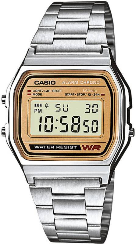 Casio Horloges Vintage Iconic A158WEA 9EF Zilverkleurig online kopen