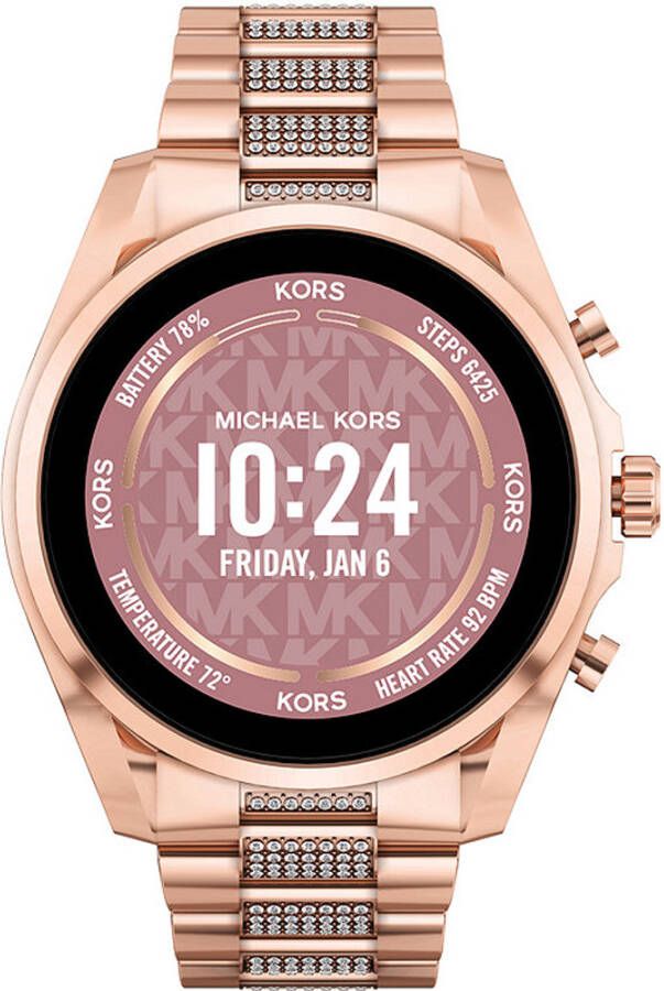 Michael Kors Smartwatches Gen 6 Bradshaw MKT5135 Ros&#233, goudkleurig online kopen