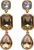 KLiNGEL Oorbellen met glasstenen Geelgoudkleur online kopen