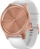 Garmin Vivomove Style Smartwatch Met Mechanische Wijzers En Kleurentouchscreen Rose Goud Wit online kopen