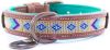 DWAM Halsband Indi Moon Goud&Turquoise Hondenhalsband 33 43x2.5 cm online kopen