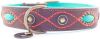 DWAM Halsband Joplin Bruin&Turquoise&Oranje Hondenhalsband 41 51x4 cm online kopen
