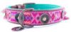 DWAM Halsband Boho Rosa Roze&Turquoise Hondenhalsband 41 51x4.0 cm online kopen