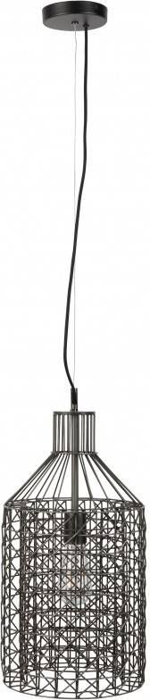 Dutchbone Hanglamp Jim Tall Zwart 190 x Ø24 cm online kopen