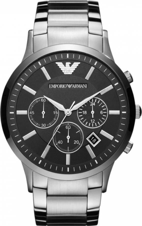 Emporio Armani Horloges Renato AR2460 Zilverkleurig online kopen