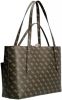 Guess Eco Brenton Tote Bag , Bruin, Dames online kopen