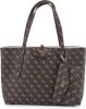 Guess Eco Brenton Tote Bag , Bruin, Dames online kopen