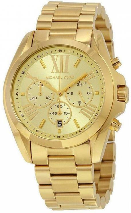 Michael Kors Bradshaw Gold Mk5605 Watch , Geel, Dames online kopen