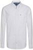 Tommy Hilfiger Witte Casual Overhemd Core Stretch Slim Oxford Shirt online kopen