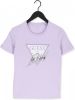 Guess T shirts Shortsleeve Crewneck Icon Tee Paars online kopen