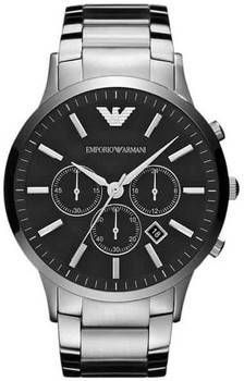 Emporio Armani Horloges Renato AR2460 Zilverkleurig online kopen