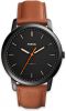 Fossil Horloges The Minimalist 3H FS5305 Bruin online kopen