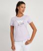 Guess T shirts Shortsleeve Crewneck Icon Tee Paars online kopen