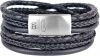 Steel&amp, Barnett Leren armband Bonacci Heren online kopen