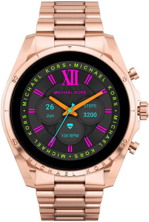 Michael Kors Smartwatches Gen 6 Bradshaw MKT5133 Ros&#233, goudkleurig online kopen