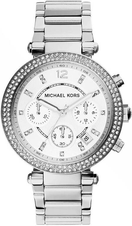 Michael Kors Horloges Parker MK5353 Zilverkleurig online kopen