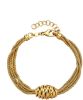AMY VERMONT Armband van echt zilver Geelgoudkleur online kopen
