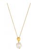 AMY VERMONT Hanger met ketting met cultivé zoetwaterparel Wit online kopen
